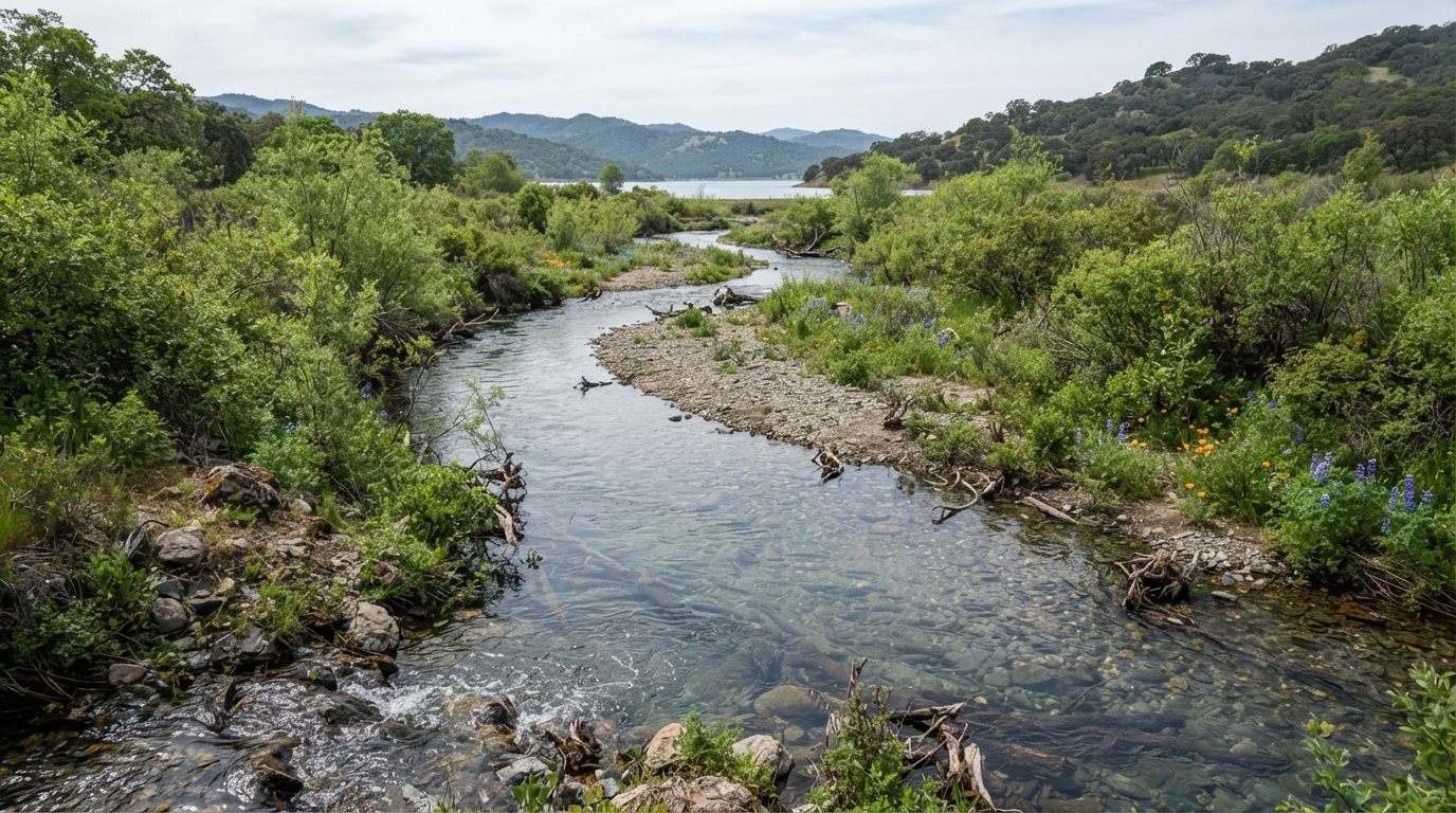 Clear Lake watershed tributary habitat supporting native fish and ecosystem restoration